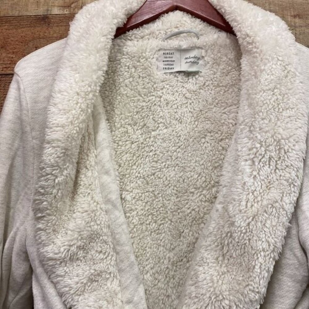 Anthropologie Sherpa Lined Robe size Large - Picture 4 of 5